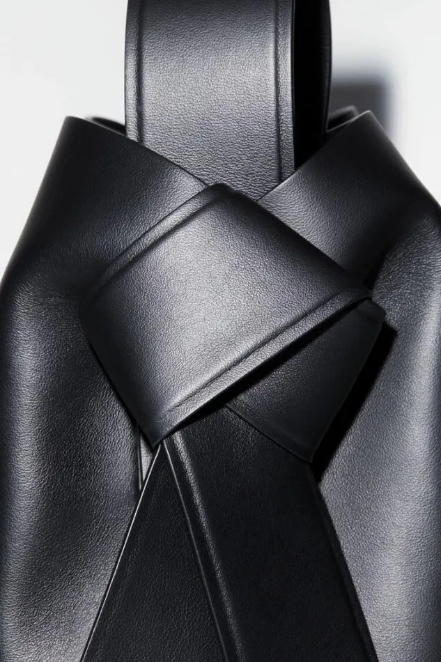 Acne Studios Bags Woman Musubi Midi Shoulder Bag Black