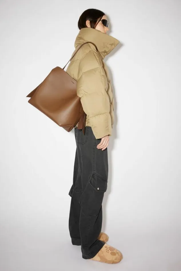 Acne Studios Bags Woman Musubi Midi Shoulder Bag Camel Brown