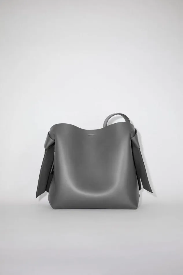 Acne Studios Bags Woman Musubi Midi Shoulder Bag Dark Grey