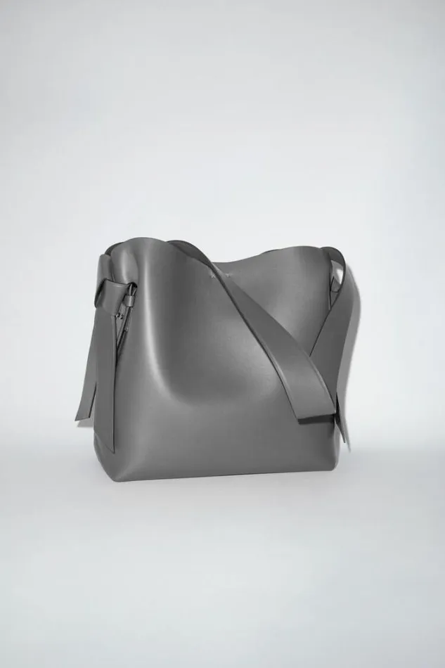 Acne Studios Bags Woman Musubi Midi Shoulder Bag Dark Grey