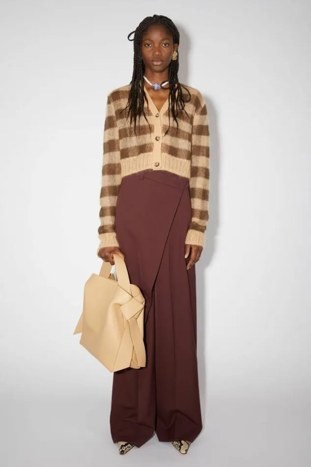 Acne Studios Bags Woman Musubi Midi Shoulder Bag Dune Beige