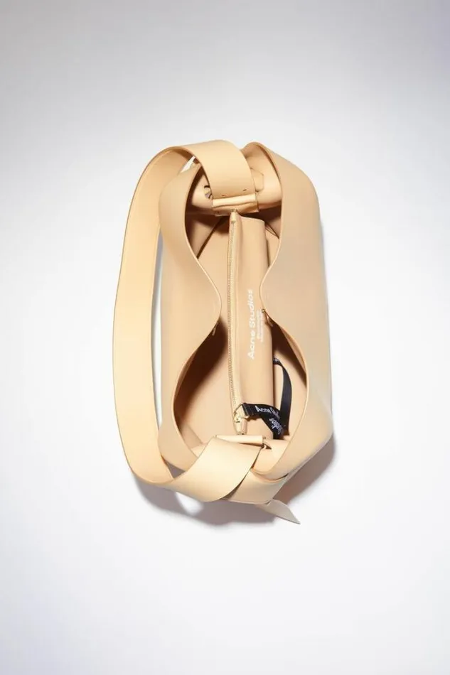 Acne Studios Bags Woman Musubi Midi Shoulder Bag Dune Beige