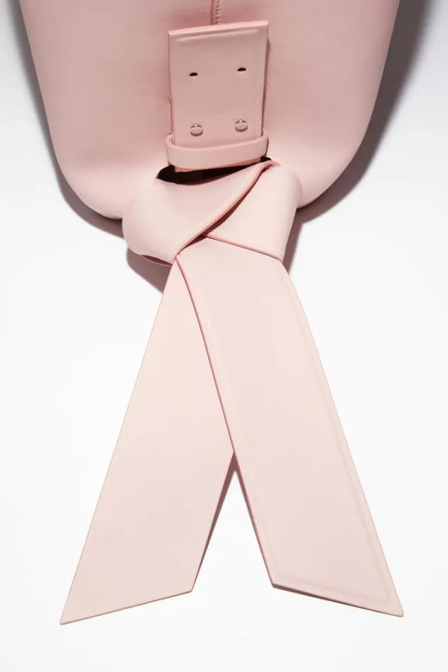 Acne Studios Bags Woman Musubi Midi Shoulder Bag Powder Pink