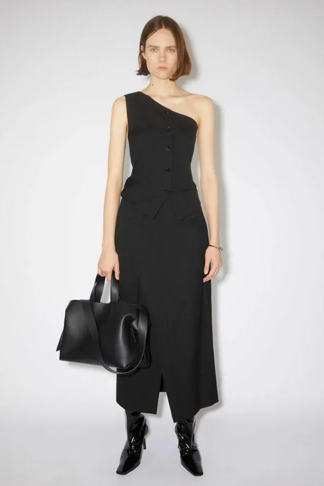 Acne Studios Bags Woman Musubi Midi Tote Black