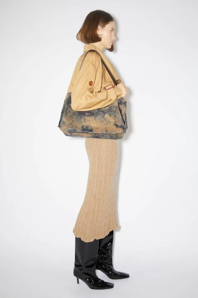 Acne Studios Bags Woman Musubi Midi Tote BrownBlack