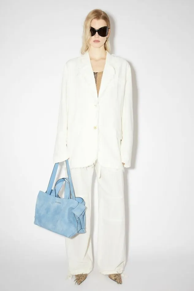 Acne Studios Bags Woman Musubi Midi Tote Light Blue