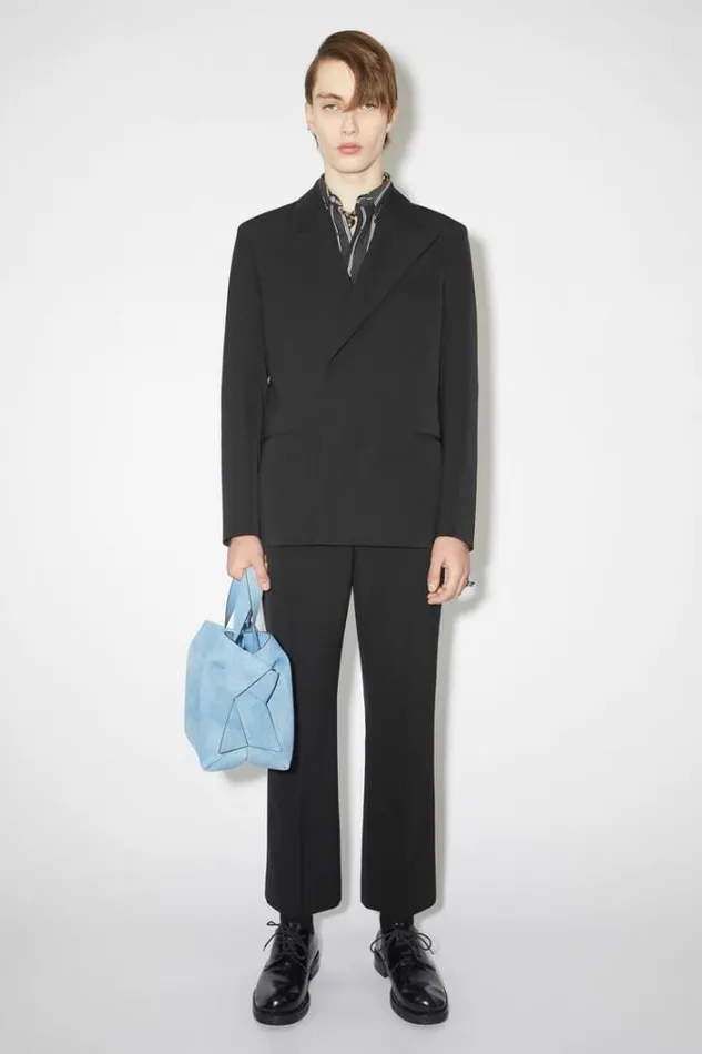 Acne Studios Bags Woman Musubi Midi Tote Light Blue