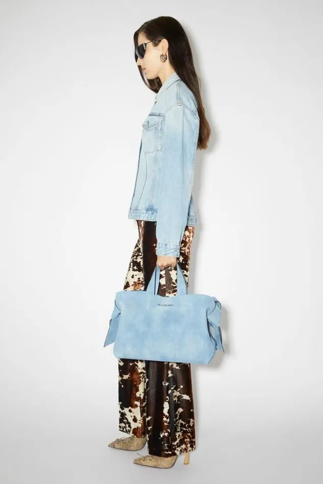 Acne Studios Bags Woman Musubi Midi Tote Light Blue