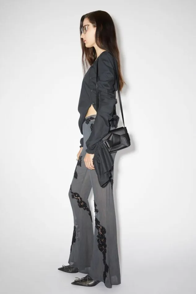 Acne Studios Bags Woman Musubi Mini Crossbody Bag Black