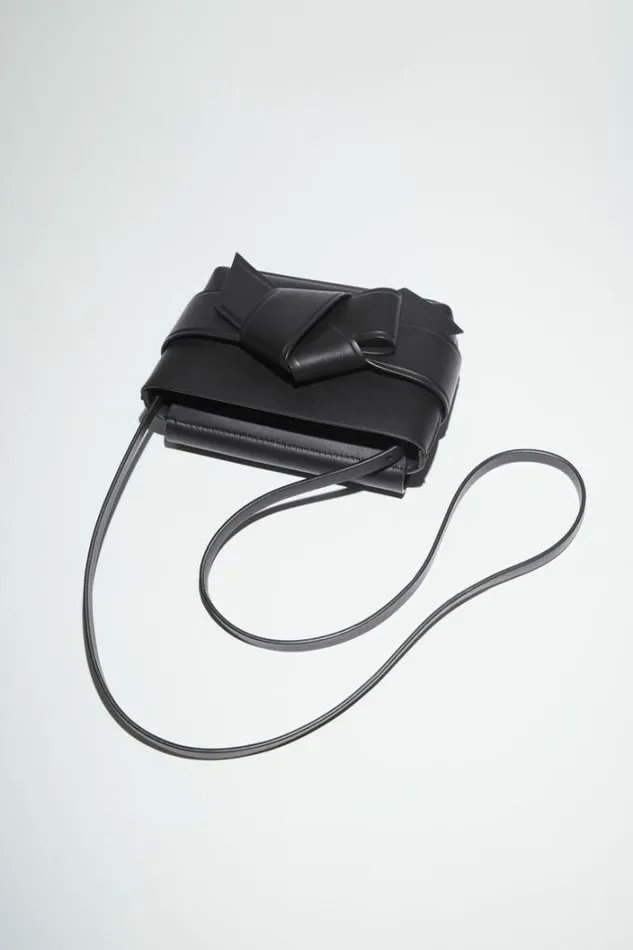Acne Studios Bags Woman Musubi Mini Crossbody Bag Black
