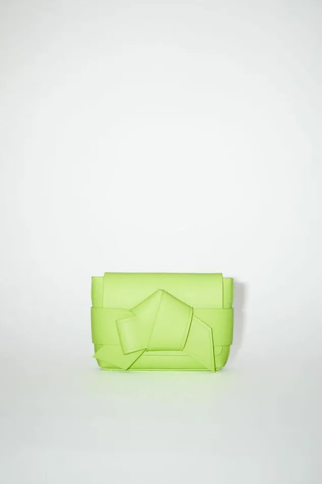 Acne Studios Bags Woman Musubi Mini Crossbody Bag Lime Green