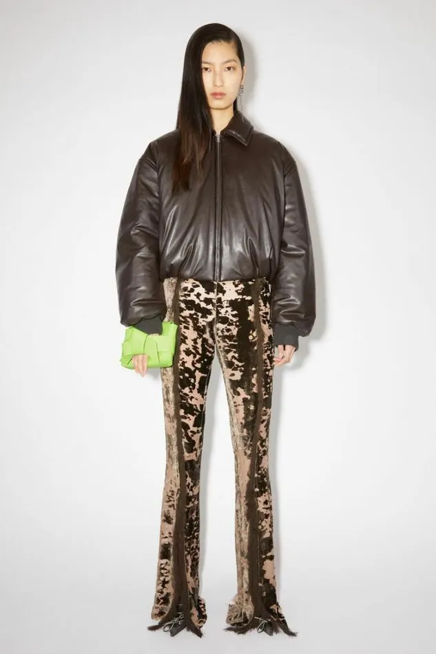Acne Studios Bags Woman Musubi Mini Crossbody Bag Lime Green