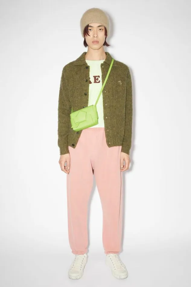 Acne Studios Bags Woman Musubi Mini Crossbody Bag Lime Green