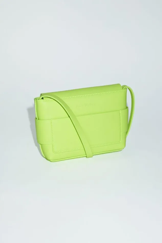Acne Studios Bags Woman Musubi Mini Crossbody Bag Lime Green