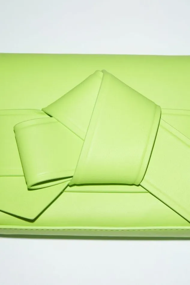 Acne Studios Bags Woman Musubi Mini Crossbody Bag Lime Green