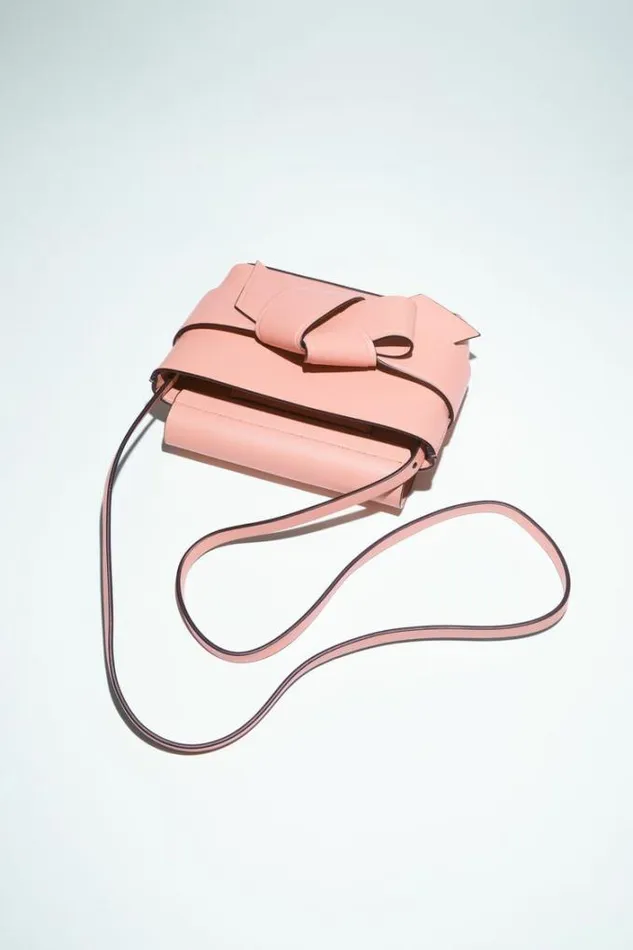 Acne Studios Bags Woman Musubi Mini Crossbody Bag Salmon Pink
