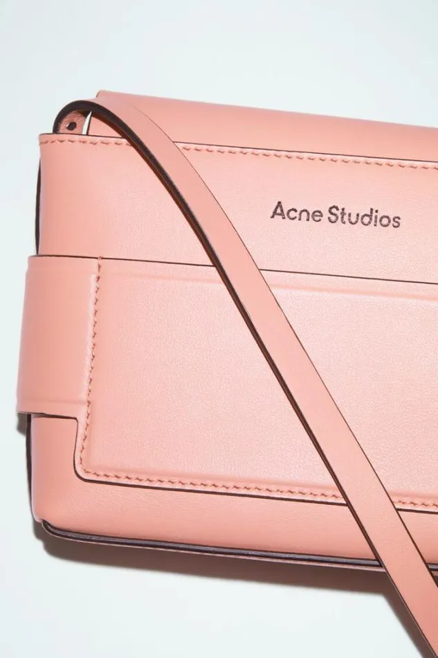 Acne Studios Bags Woman Musubi Mini Crossbody Bag Salmon Pink
