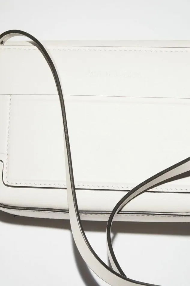 Acne Studios Bags Woman Musubi Mini Crossbody Bag WhiteBlack