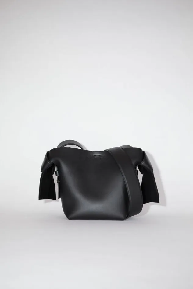 Acne Studios Bags Woman Musubi Mini Shoulder Bag Black