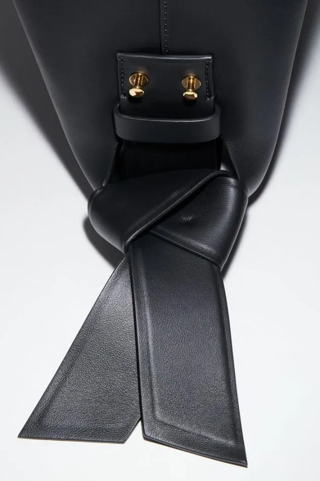 Acne Studios Bags Woman Musubi Mini Shoulder Bag Black