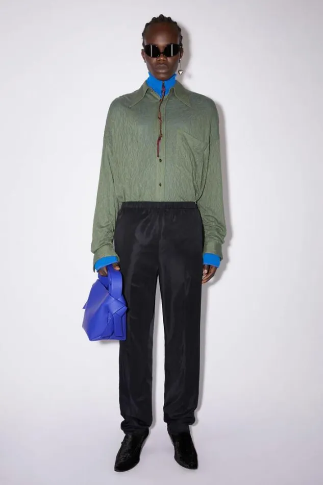 Acne Studios Bags Woman Musubi Mini Shoulder Bag Blue