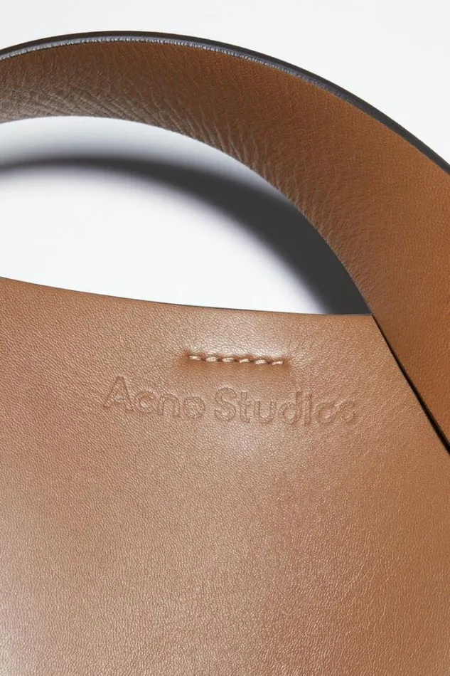 Acne Studios Bags Woman Musubi Mini Shoulder Bag Camel Brown