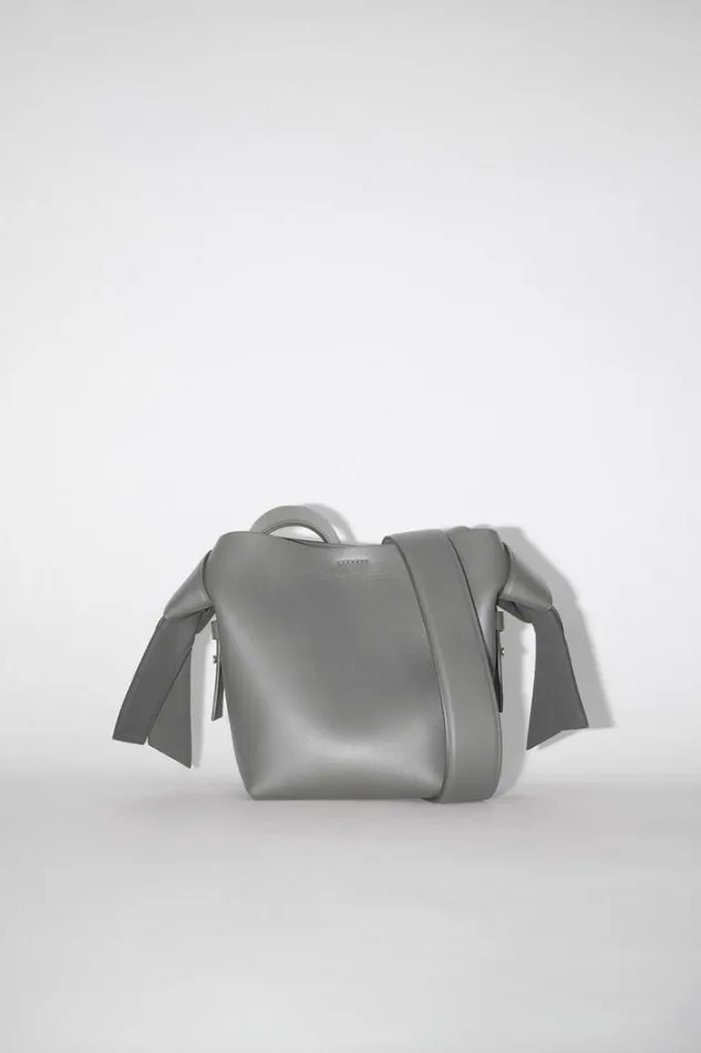 Acne Studios Bags Woman Musubi Mini Shoulder Bag Dark Grey
