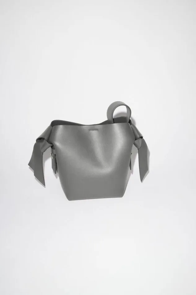 Acne Studios Bags Woman Musubi Mini Shoulder Bag Dark Grey