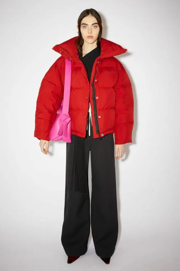 Acne Studios Bags Woman Musubi Mini Shoulder Bag Fuchsia Pink