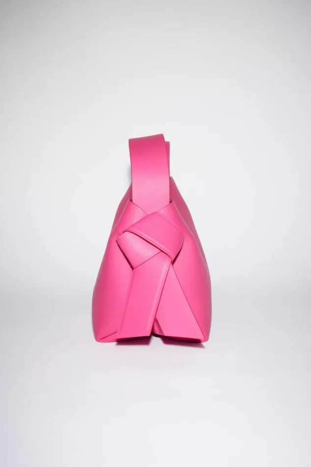 Acne Studios Bags Woman Musubi Mini Shoulder Bag Fuchsia Pink