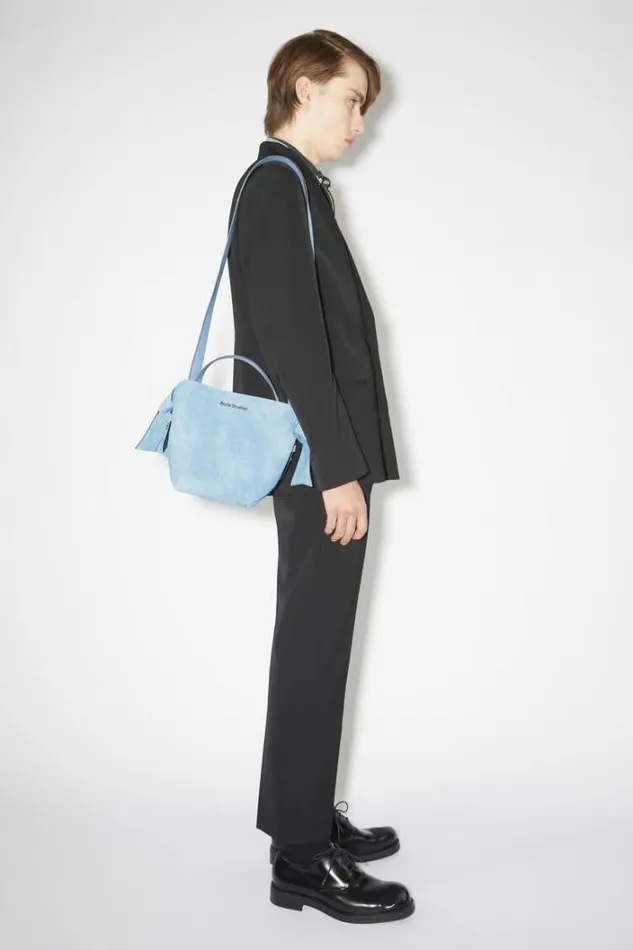 Acne Studios Bags Woman Musubi Mini Shoulder Bag Light Blue