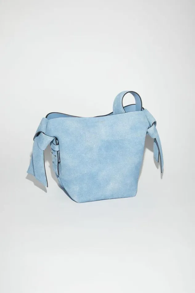 Acne Studios Bags Woman Musubi Mini Shoulder Bag Light Blue