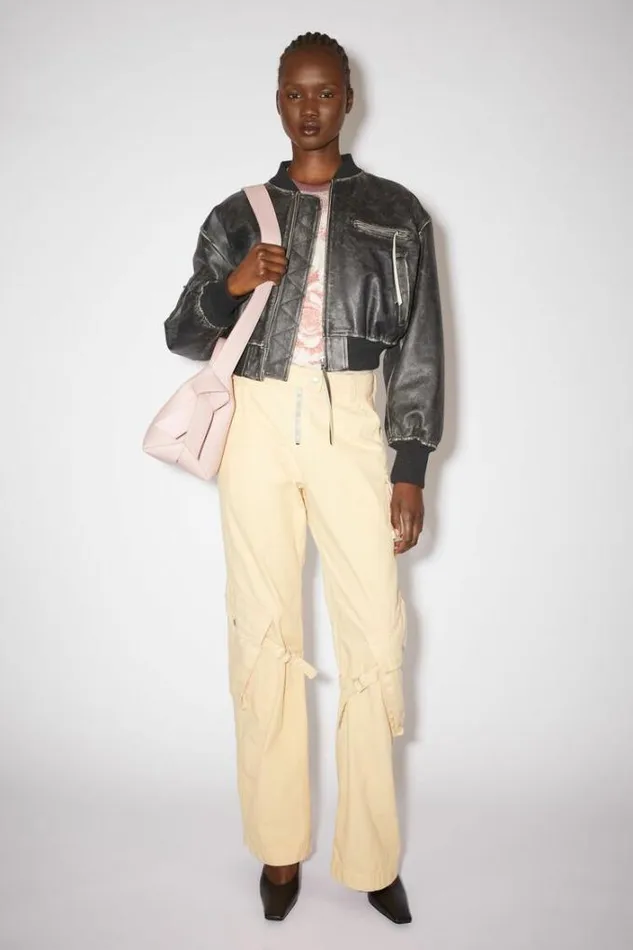 Acne Studios Bags Woman Musubi Mini Shoulder Bag Powder Pink