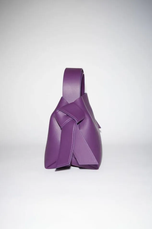 Acne Studios Bags Woman Musubi Mini Shoulder Bag Violet Purple