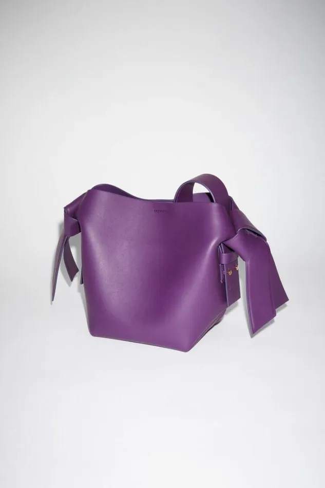Acne Studios Bags Woman Musubi Mini Shoulder Bag Violet Purple