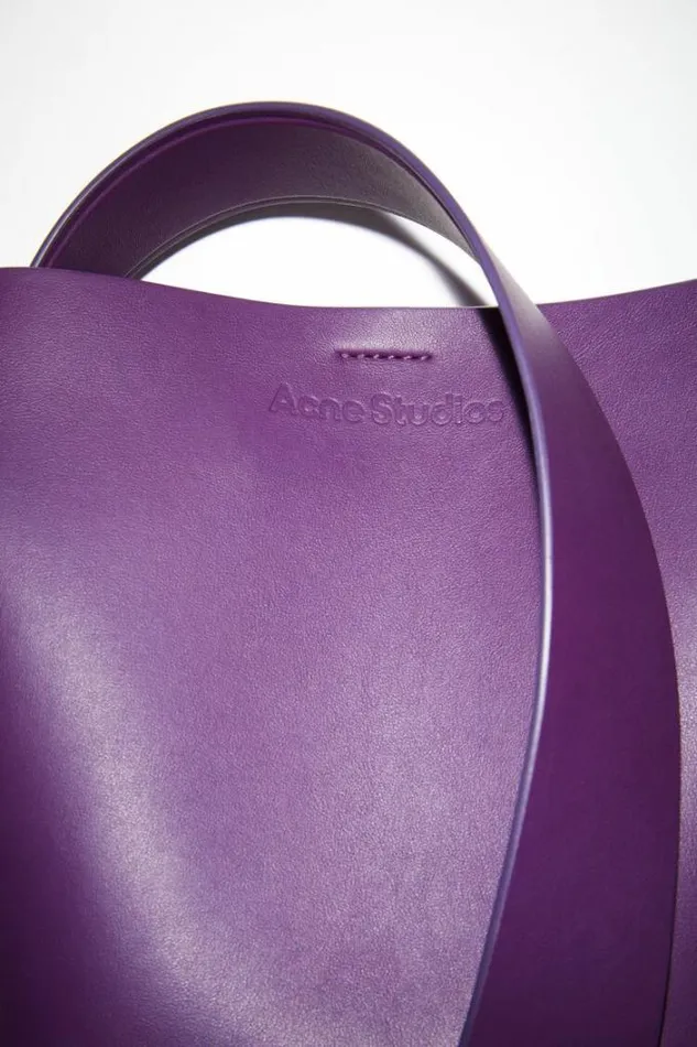 Acne Studios Bags Woman Musubi Mini Shoulder Bag Violet Purple