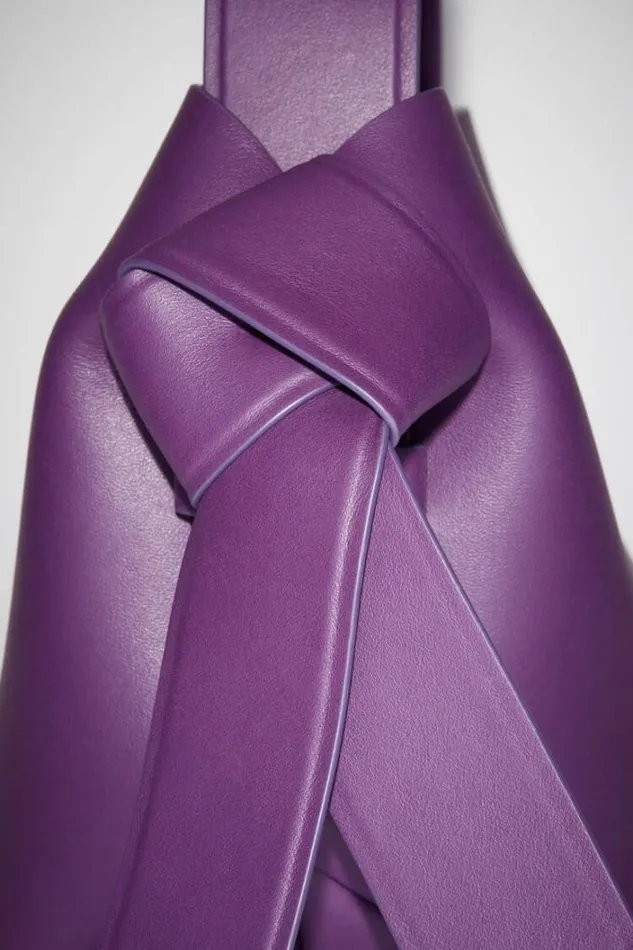 Acne Studios Bags Woman Musubi Mini Shoulder Bag Violet Purple