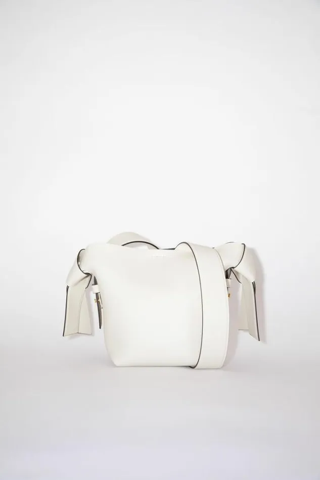 Acne Studios Bags Woman Musubi Mini Shoulder Bag WhiteBlack