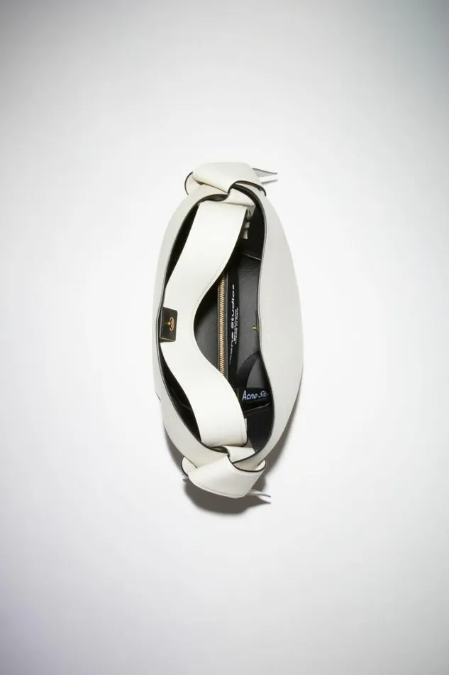 Acne Studios Bags Woman Musubi Mini Shoulder Bag WhiteBlack