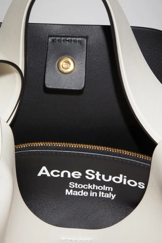 Acne Studios Bags Woman Musubi Mini Shoulder Bag WhiteBlack