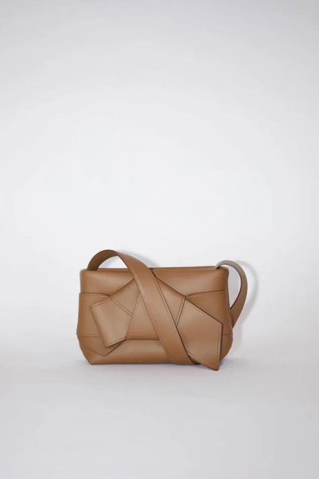 Acne Studios Bags Woman Musubi Shoulder Bag Camel Brown