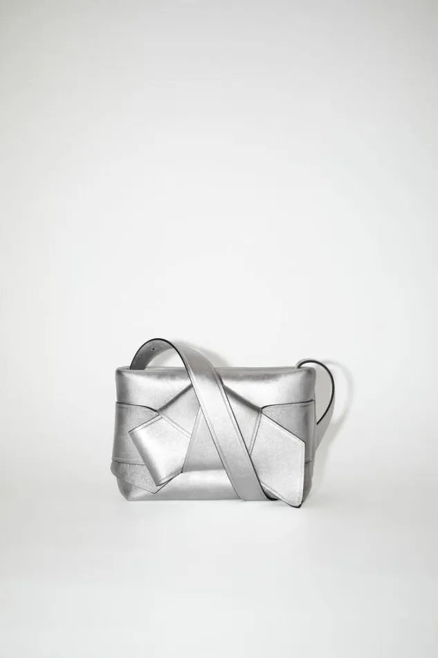 Acne Studios Bags Woman Musubi Shoulder Bag Silver
