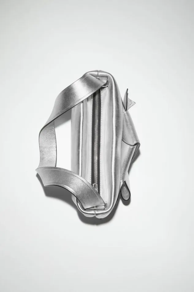 Acne Studios Bags Woman Musubi Shoulder Bag Silver