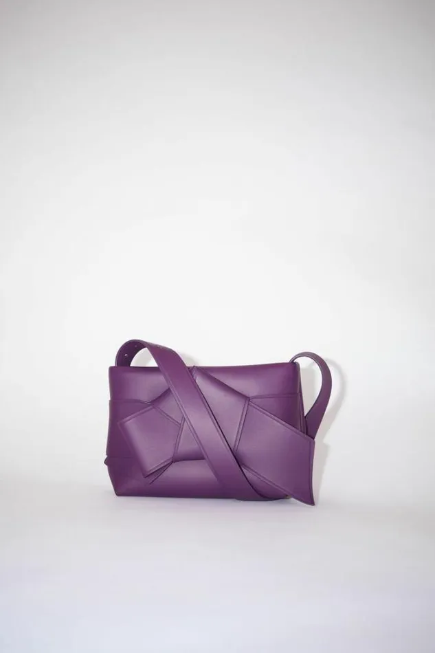Acne Studios Bags Woman Musubi Shoulder Bag Violet Purple