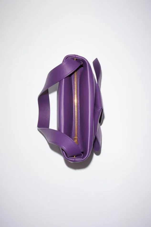 Acne Studios Bags Woman Musubi Shoulder Bag Violet Purple