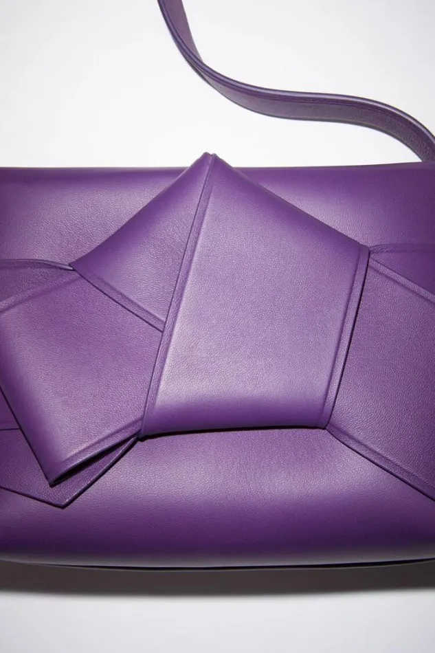 Acne Studios Bags Woman Musubi Shoulder Bag Violet Purple