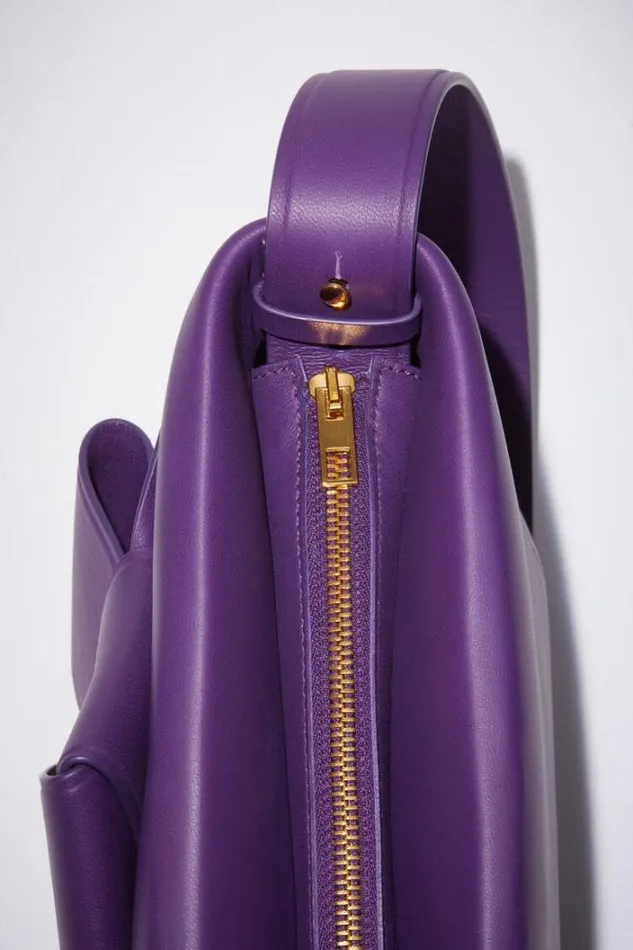 Acne Studios Bags Woman Musubi Shoulder Bag Violet Purple