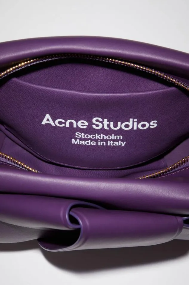 Acne Studios Bags Woman Musubi Shoulder Bag Violet Purple