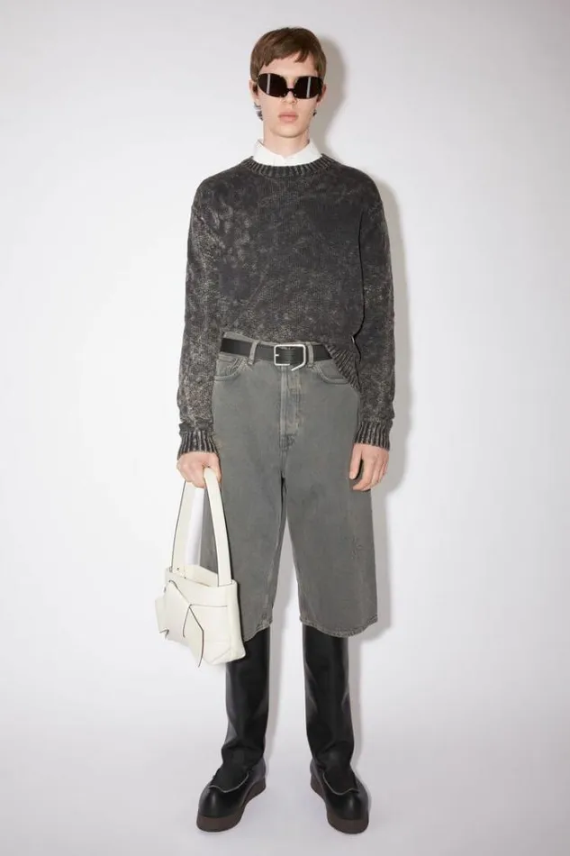 Acne Studios Bags Woman Musubi Shoulder Bag WhiteBlack