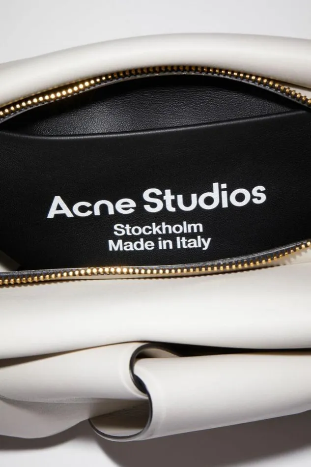 Acne Studios Bags Woman Musubi Shoulder Bag WhiteBlack